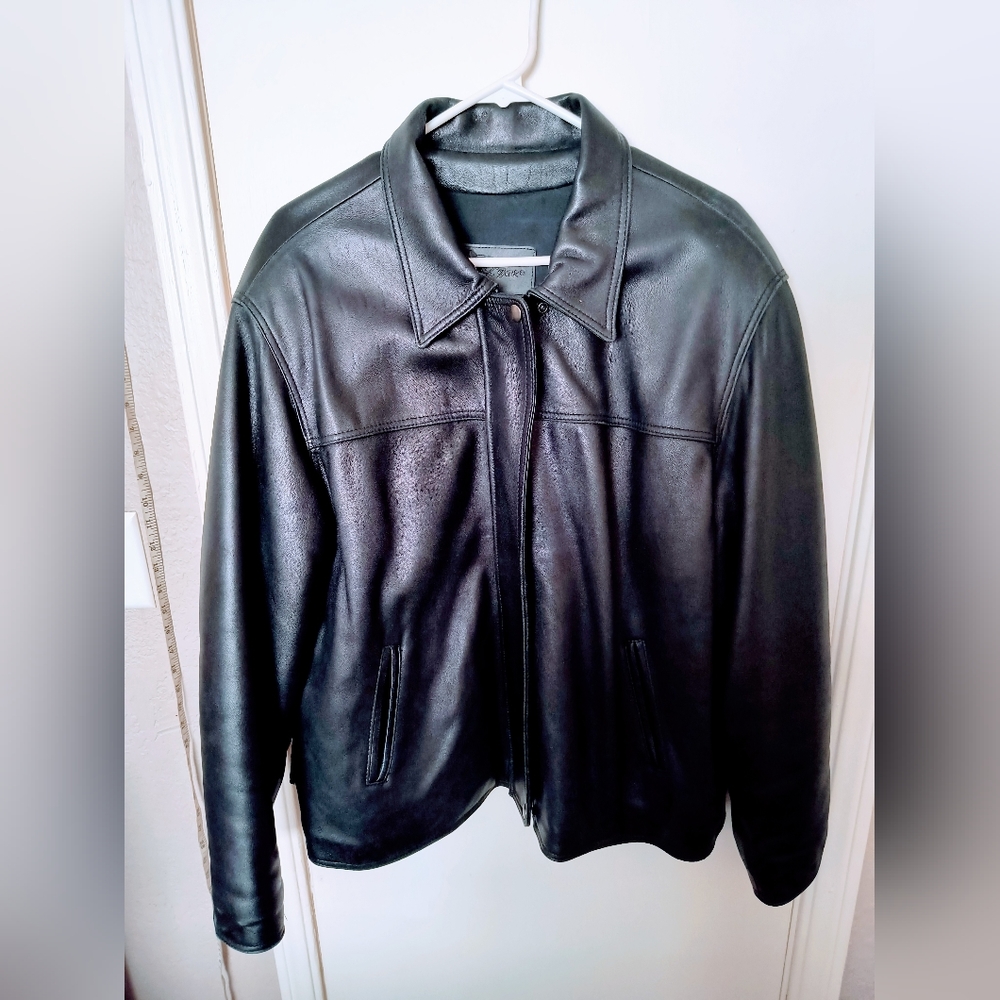Q-Gar Leather Jacket Size XL